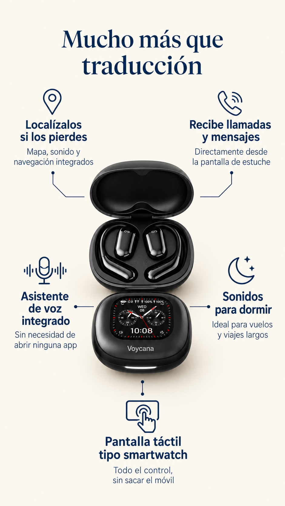 NomadPods™ | Auriculares con traducción IA en tiempo real