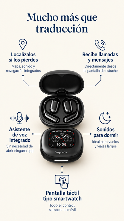NomadPods™ | Auriculares con traducción IA en tiempo real